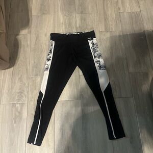 Victoria Secret PINK  Black and White Leggings